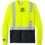 BTLBRN Long Sleeve Mesh Blocked Tee