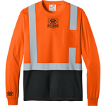 BTLBRN Long Sleeve Mesh Blocked Tee