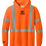 BTLBRN Long Sleeve Segmented Tape Hooded Tee